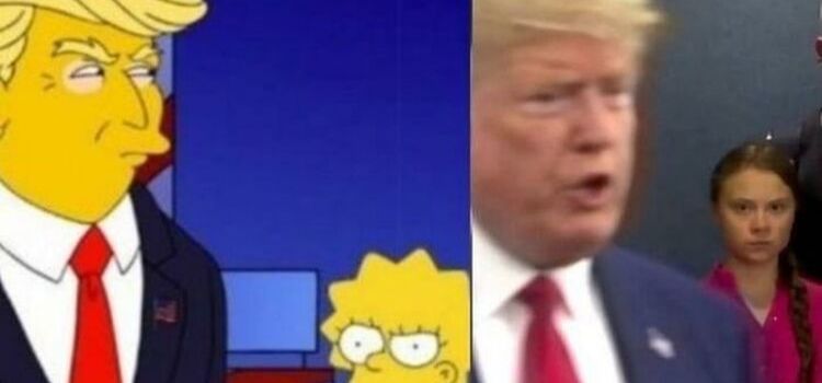 The Simpsons'ın Greta Thunberg-Donald Trump karşılaşmasını öngördüğü iddiası
